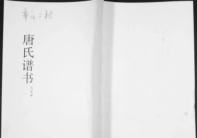 山东青岛即墨区唐氏谱书-中华家谱网