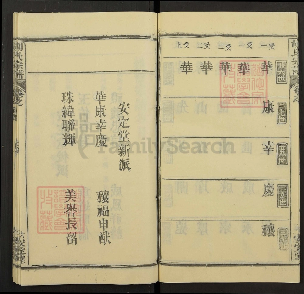 图片[3]-湖北黄冈河南信阳合修胡氏宗谱（安定堂）电子版PDF下载-中华家谱网