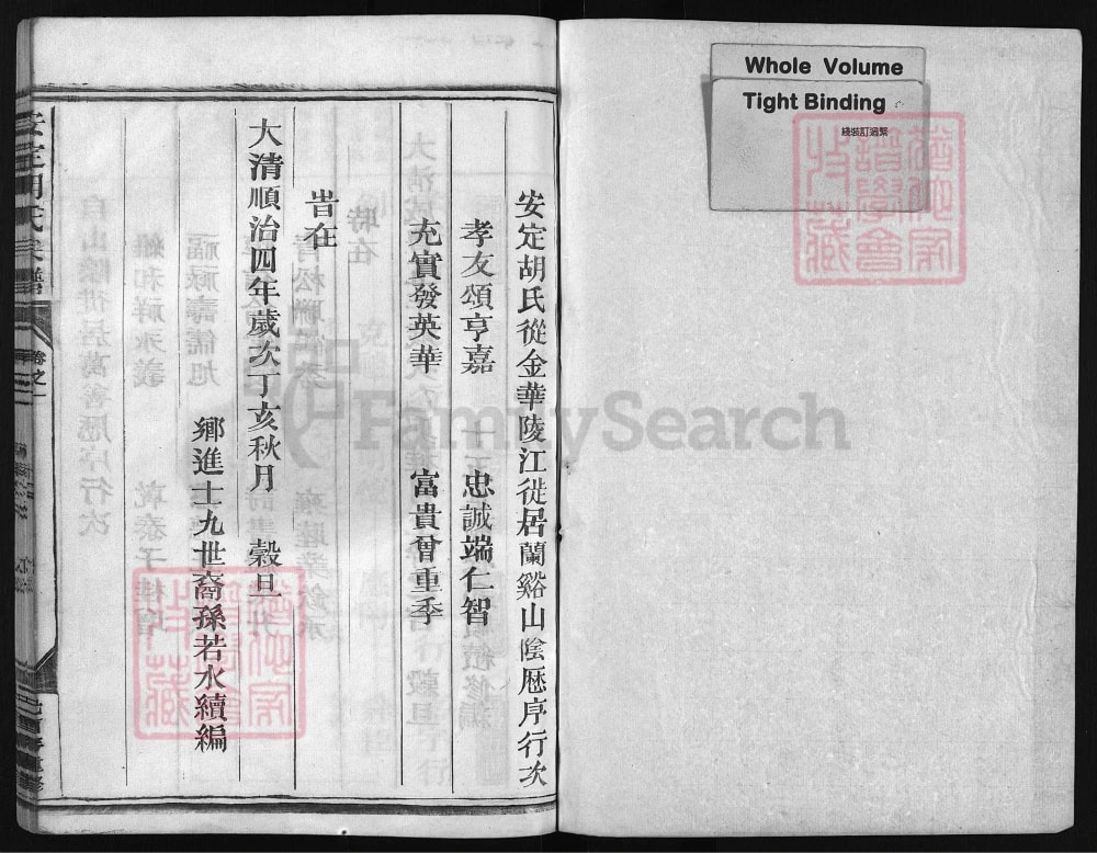 图片[3]-浙江兰溪安定胡氏宗谱电子版PDF下载-中华家谱网