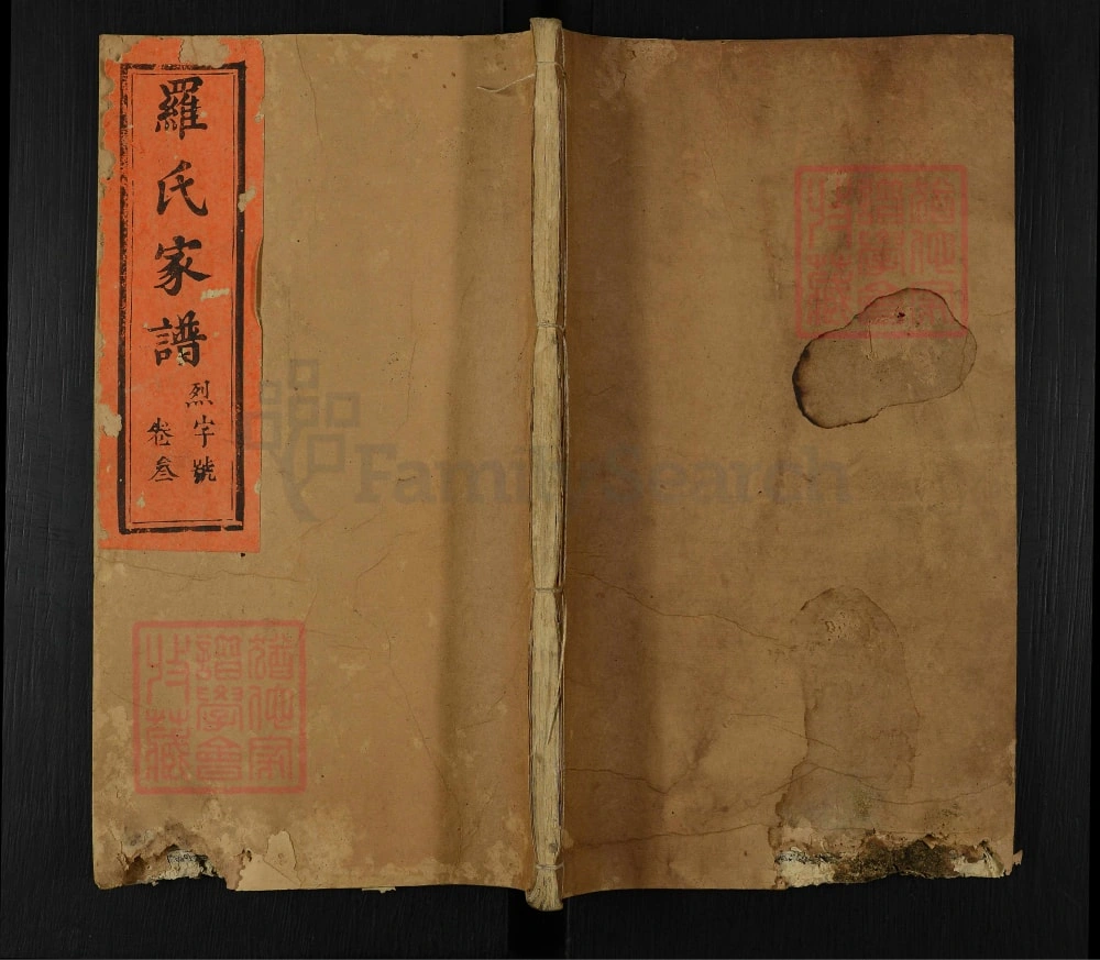图片[1]-福建宁化豫章郡罗氏家谱（继槐堂）电子版PDF下载-中华家谱网
