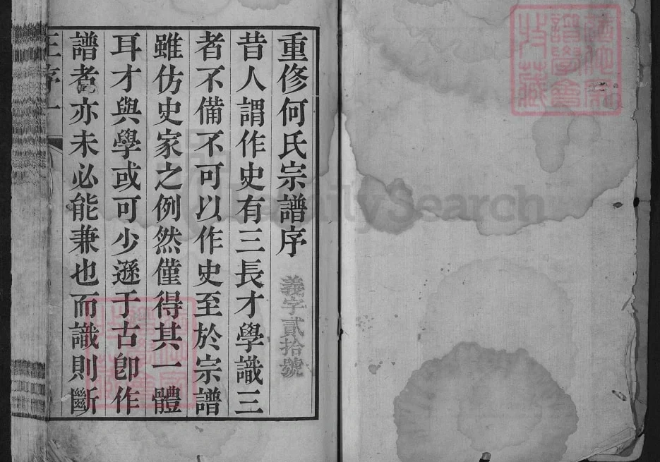 安徽桐城青山何氏宗谱电子版PDF下载-中华家谱网