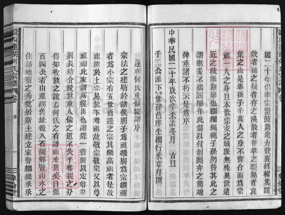 图片[4]-浙江兰溪瀔西莲湖何氏宗谱（彝伦堂）电子版PDF下载-中华家谱网