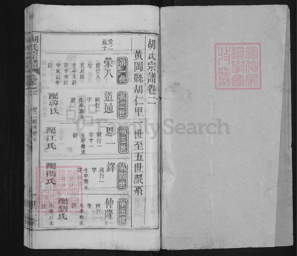 图片[6]-湖北黄冈胡氏宗谱（里仁堂）电子版PDF下载-中华家谱网