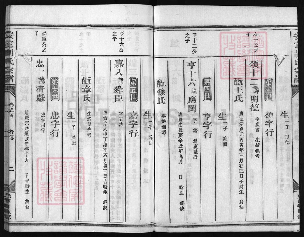 图片[5]-浙江兰溪安定胡氏宗谱电子版PDF下载-中华家谱网
