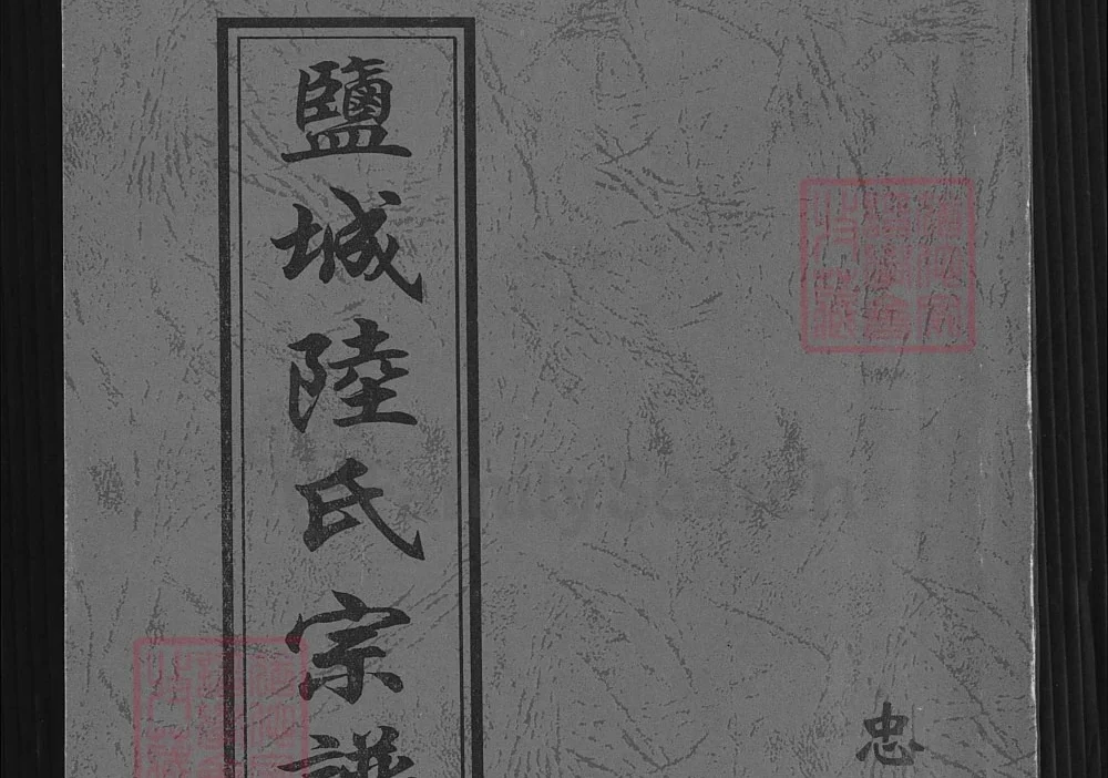 江苏盐城陆氏宗谱（忠烈堂）电子版PDF下载-中华家谱网