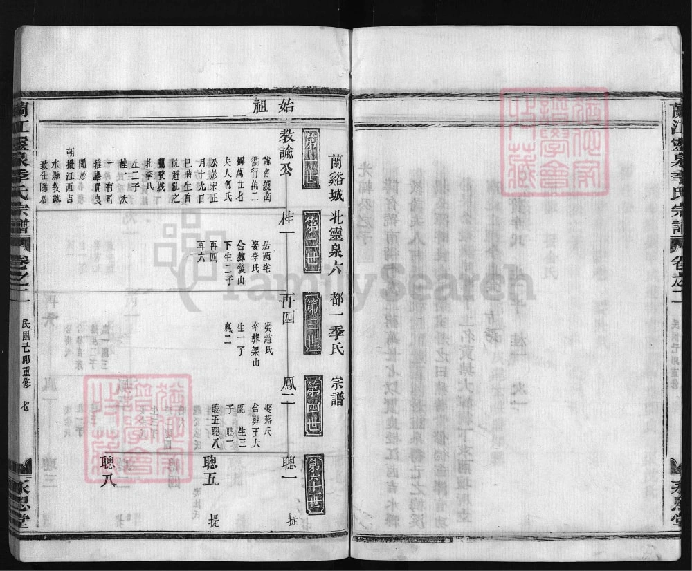 图片[5]-浙江兰溪兰江灵泉季氏宗谱（永思堂）电子版PDF下载-中华家谱网