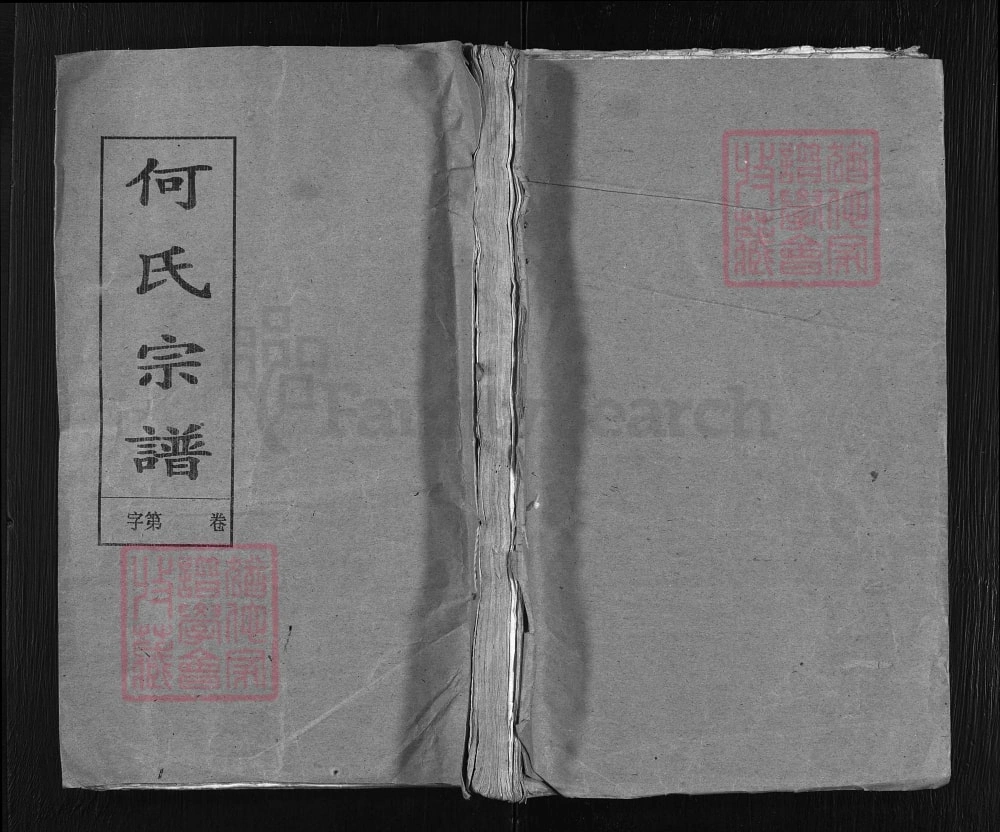 图片[1]-湖北黄冈蕲春何氏宗谱（光裕堂）电子版PDF下载-中华家谱网
