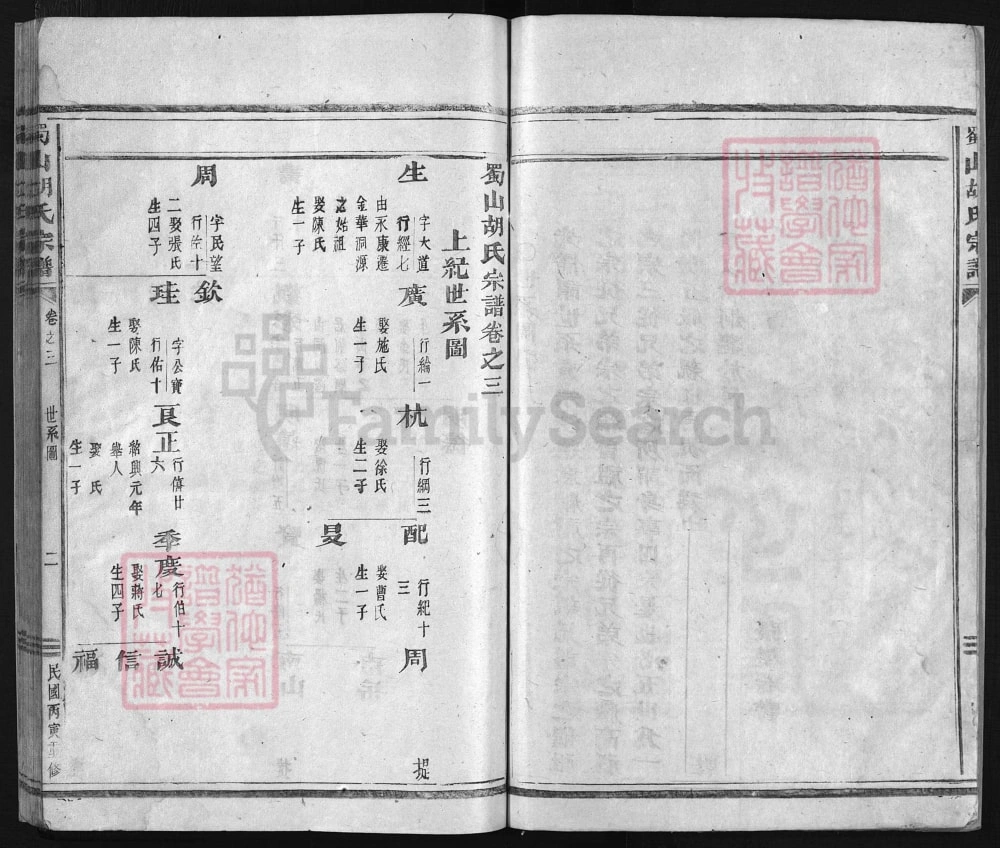 图片[6]-浙江兰溪蜀山胡氏宗谱电子版PDF下载-中华家谱网