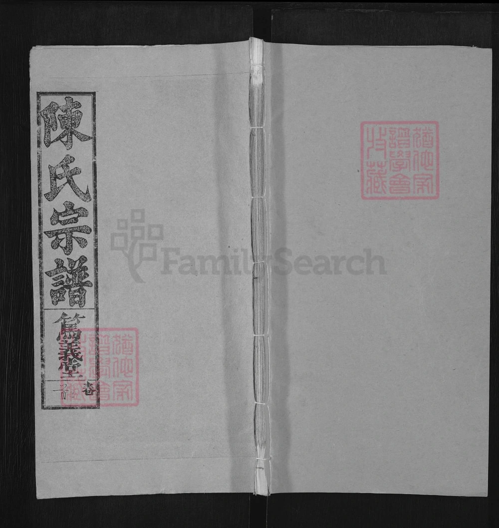 图片[1]-安徽陈氏宗谱（怀宁桐城贵池合谱，笃义堂）电子版PDF下载-中华家谱网