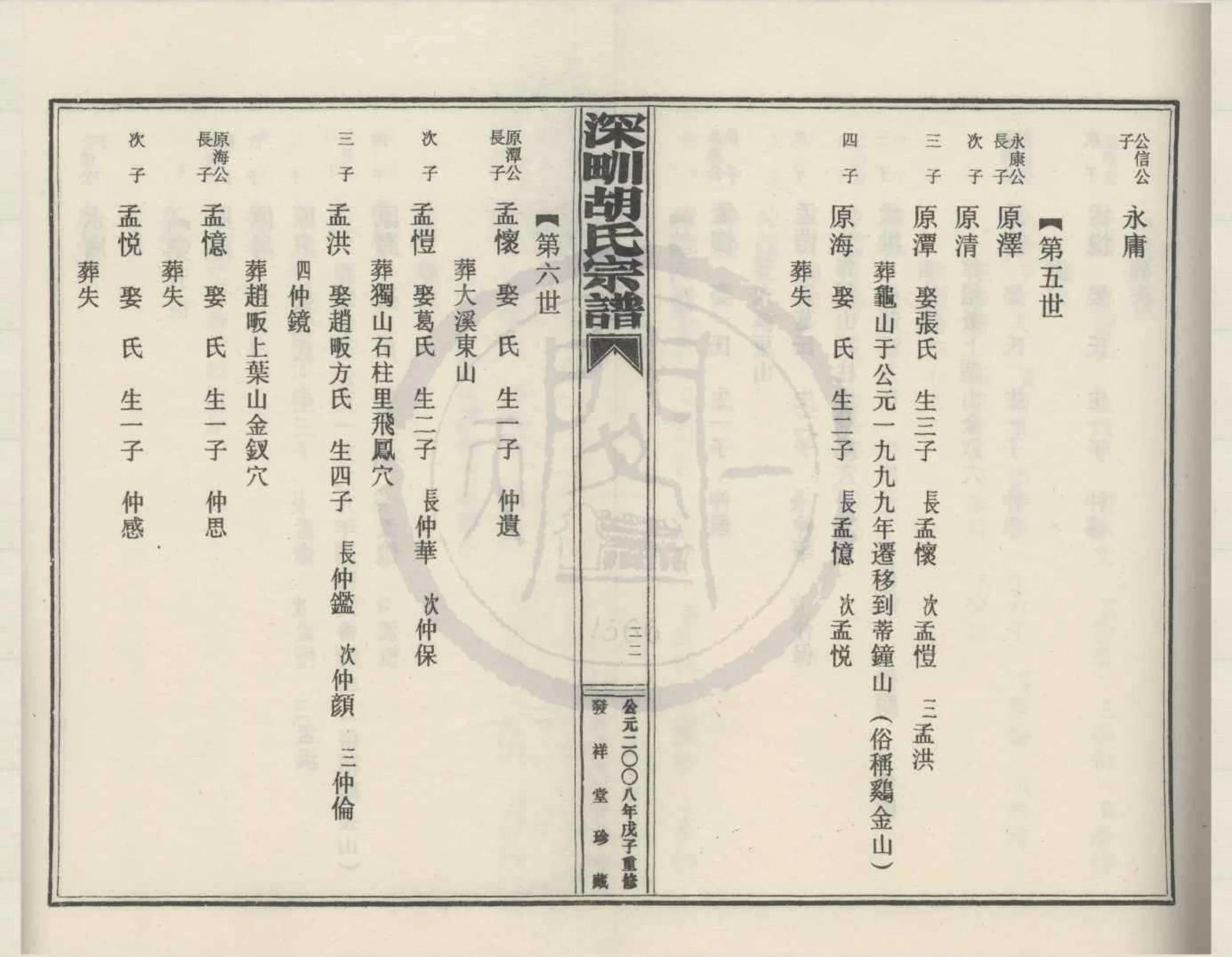 图片[8]-浙江宁波宁海县深甽胡氏宗谱（发祥堂）电子版PDF下载-中华家谱网