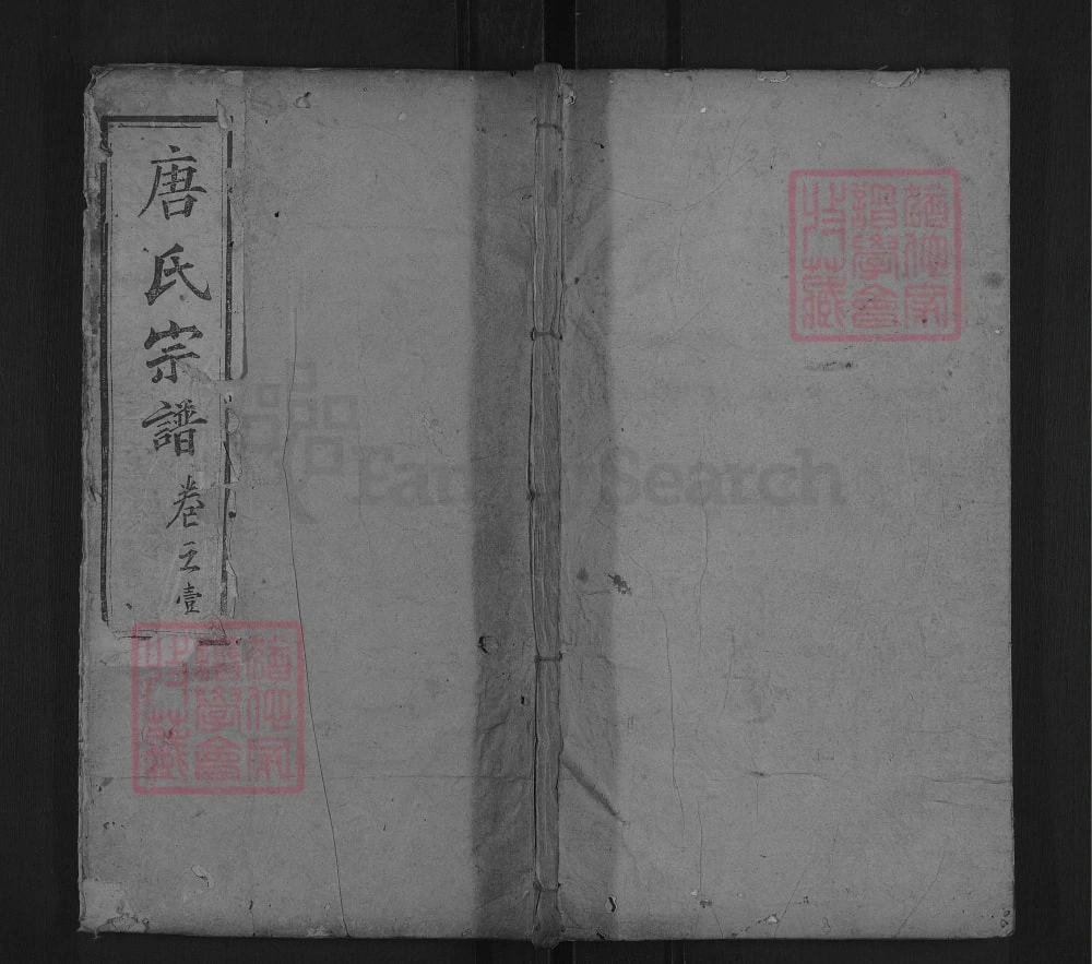 图片[1]-湖北黄冈红安唐氏宗谱（晋阳堂）电子版PDF下载-中华家谱网