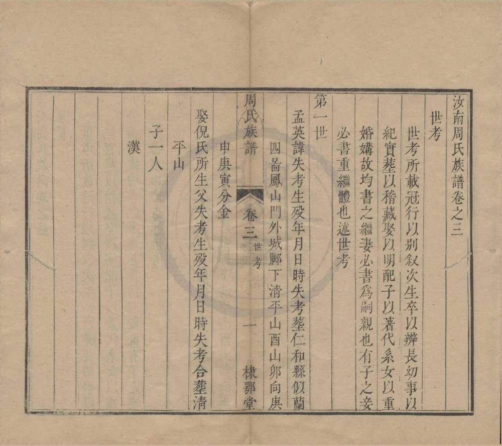 图片[5]-浙江杭州汝南周氏族谱（棣鄂堂）电子版PDF下载-中华家谱网