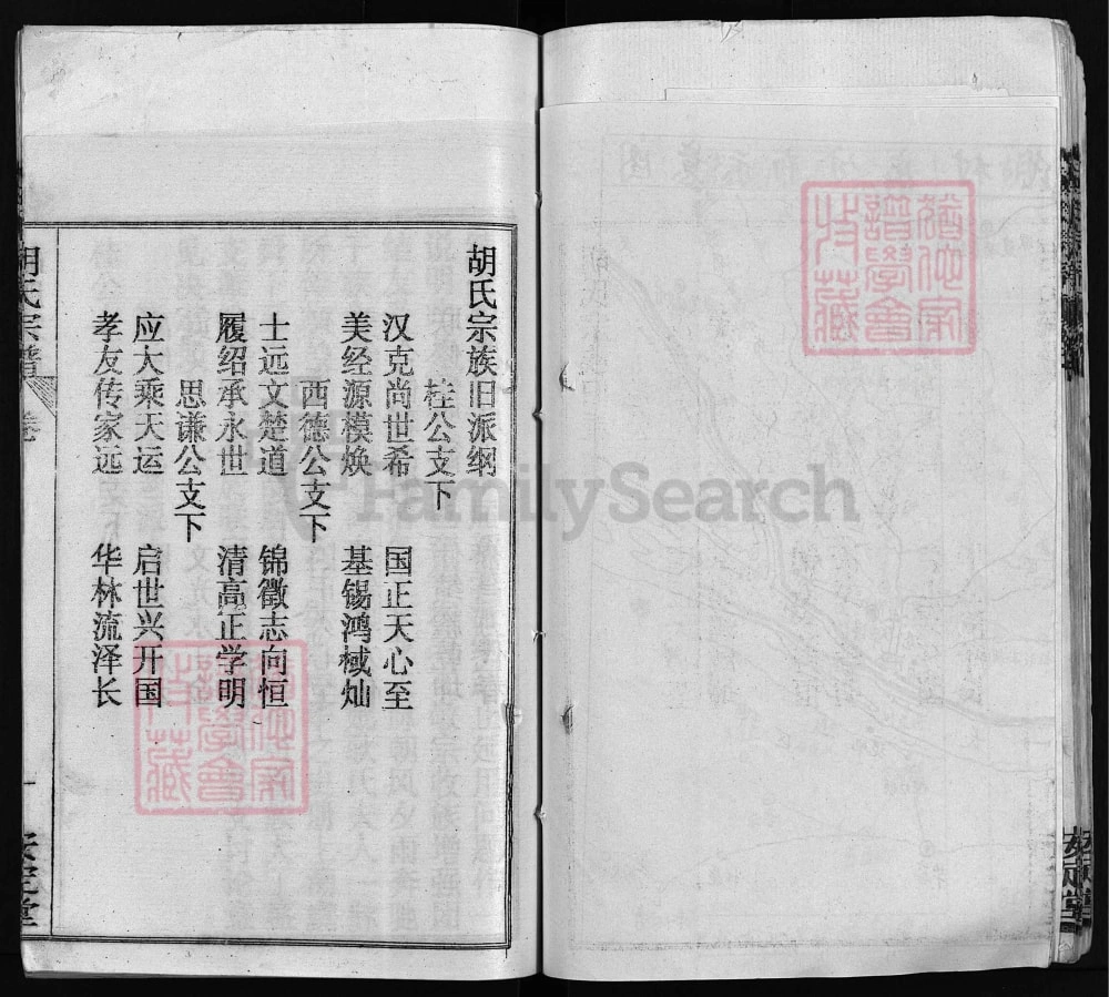 图片[3]-湖北黄冈胡氏宗谱（安定堂，1995年本）电子版PDF下载-中华家谱网