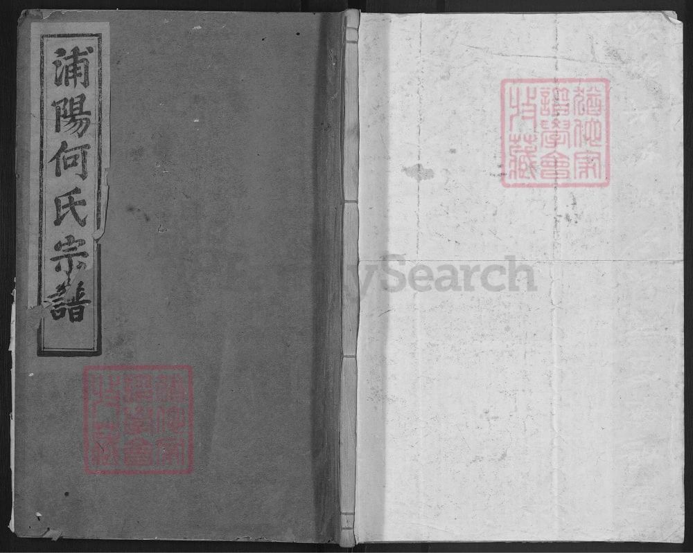 图片[1]-浙江金华浦江浦阳深袅何氏宗谱（忠孝堂）电子版PDF下载-中华家谱网