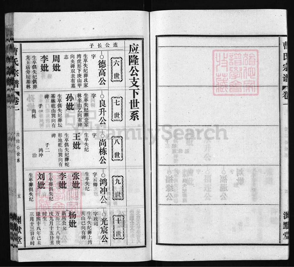 图片[8]-安徽安庆怀宁曹氏宗谱（渊默堂）电子版PDF下载-中华家谱网