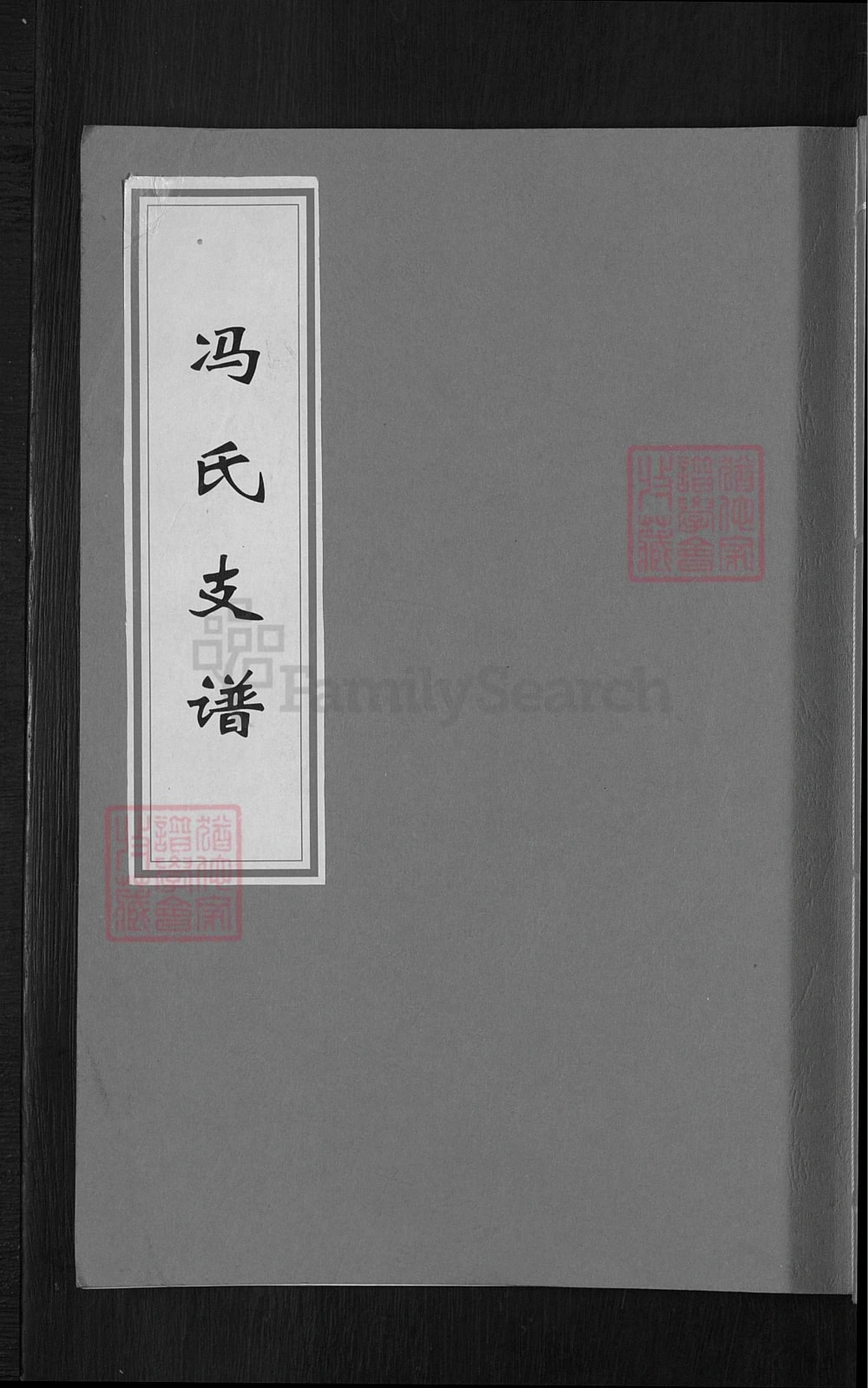 图片[1]-湖南涟源冯氏东江房支谱（始平堂）电子版PDF下载-中华家谱网