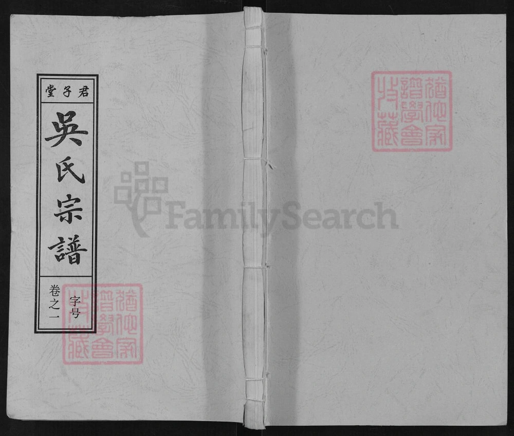 图片[1]-安徽桐城吴氏宗谱（君子堂）电子版PDF下载-中华家谱网