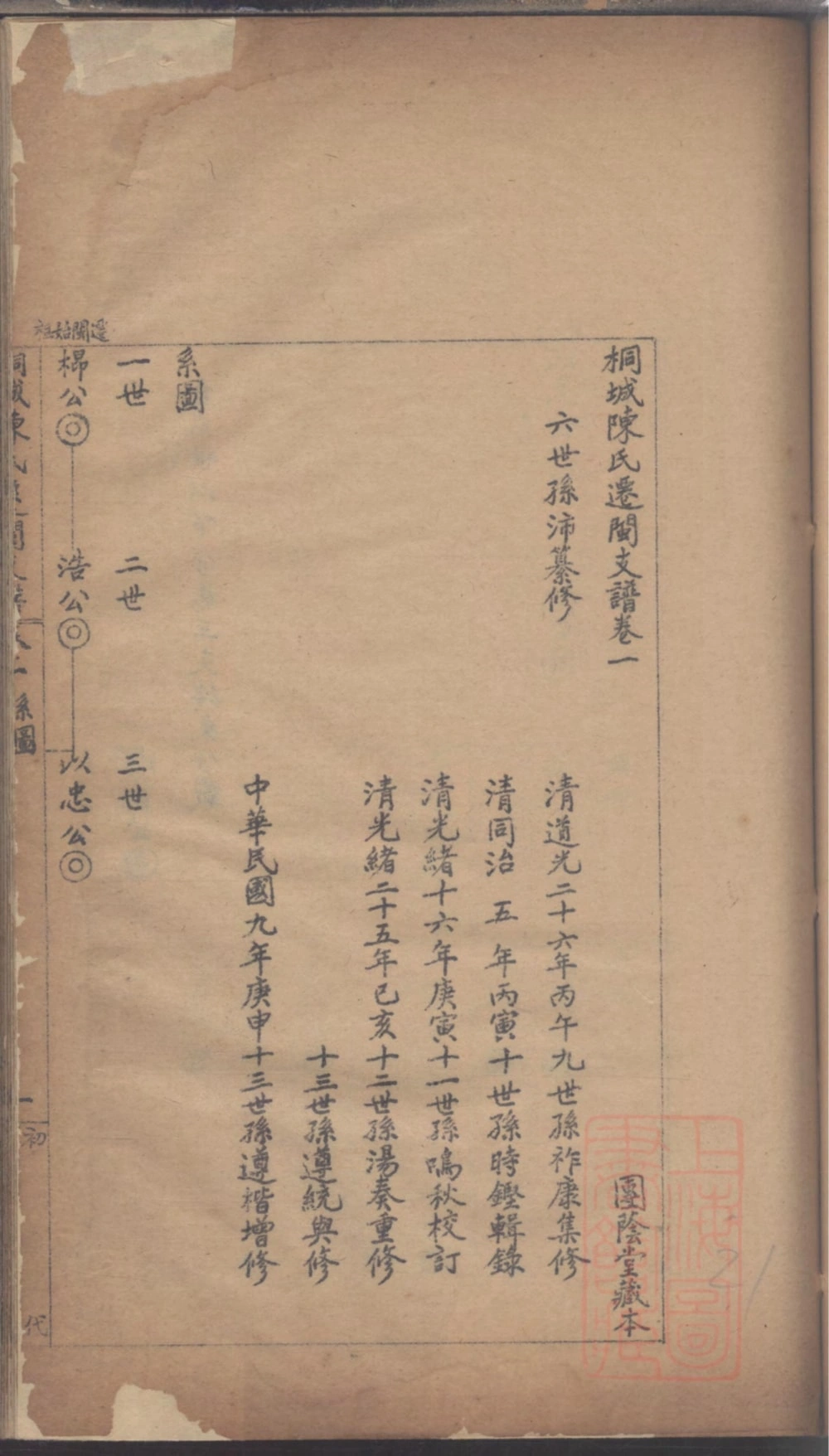 图片[7]-福建福州桐城陈氏迁闽支谱（团荫堂）电子版PDF下载-中华家谱网