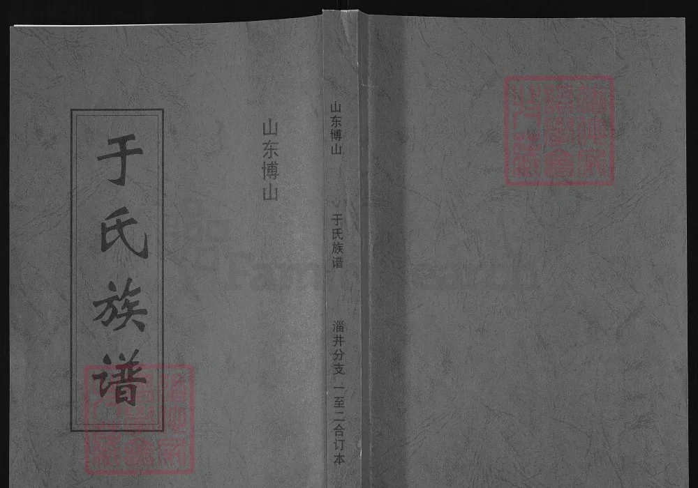 山东淄博博山于氏族谱电子版PDF下载-中华家谱网