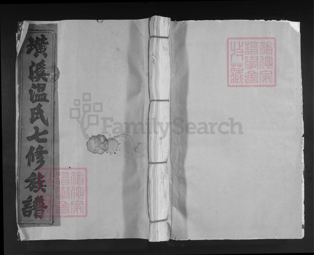 图片[1]-江西赣州宁都璜溪温氏祠七修族谱电子版PDF下载-中华家谱网