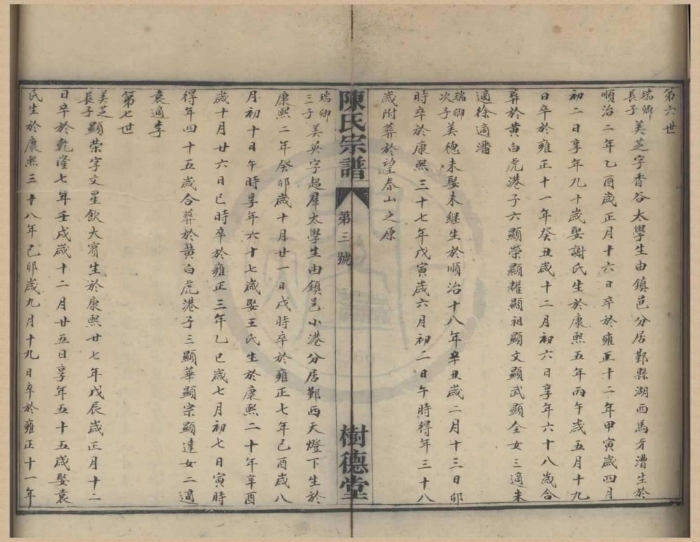 图片[7]-浙江宁波鄞西天灯下陈氏宗谱（树德堂）电子版PDF下载-中华家谱网