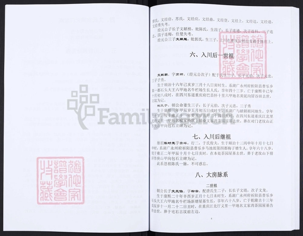 图片[5]-重庆巴南区文氏家谱电子版PDF下载-中华家谱网