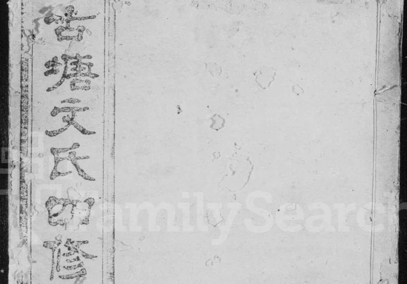 湖南湘潭中湘古塘文氏四修族谱（久大堂）电子版PDF下载-中华家谱网