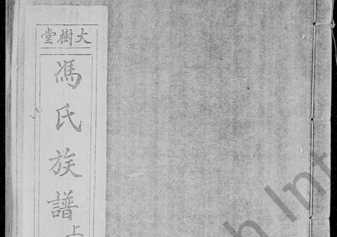 河南新密冯氏族谱（大树堂）-中华家谱网