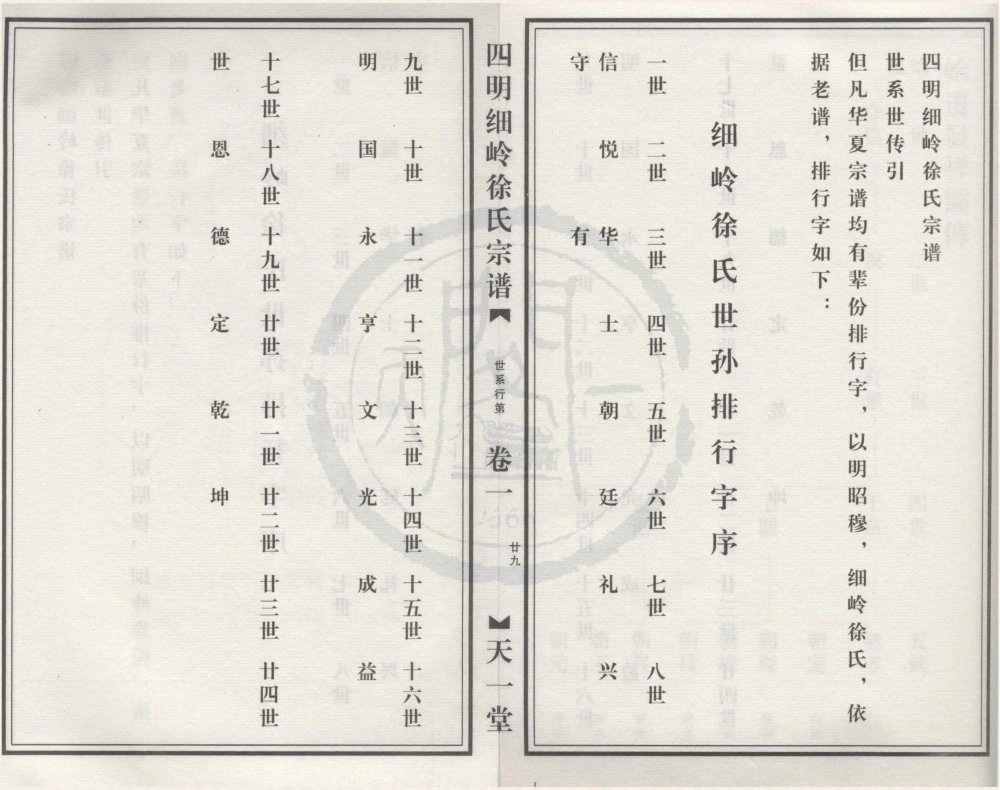 图片[5]-浙江宁波鄞州区四明细岭徐氏宗谱（天一堂）电子版PDF下载-中华家谱网