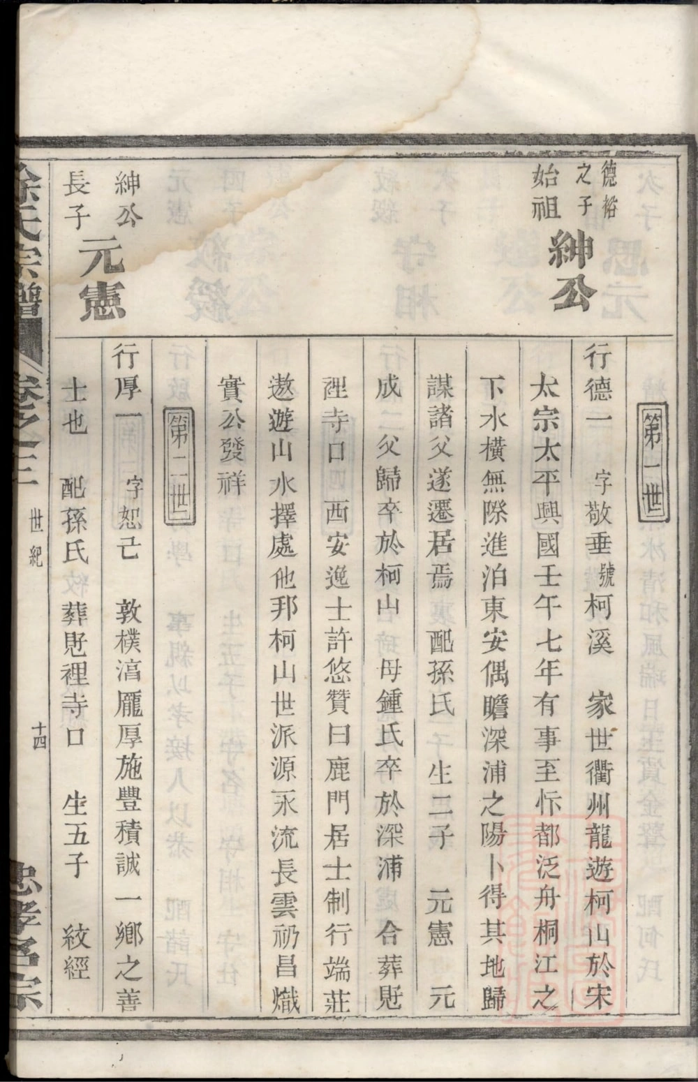 图片[5]-浙江富阳重订徐氏宗谱电子版PDF下载-中华家谱网