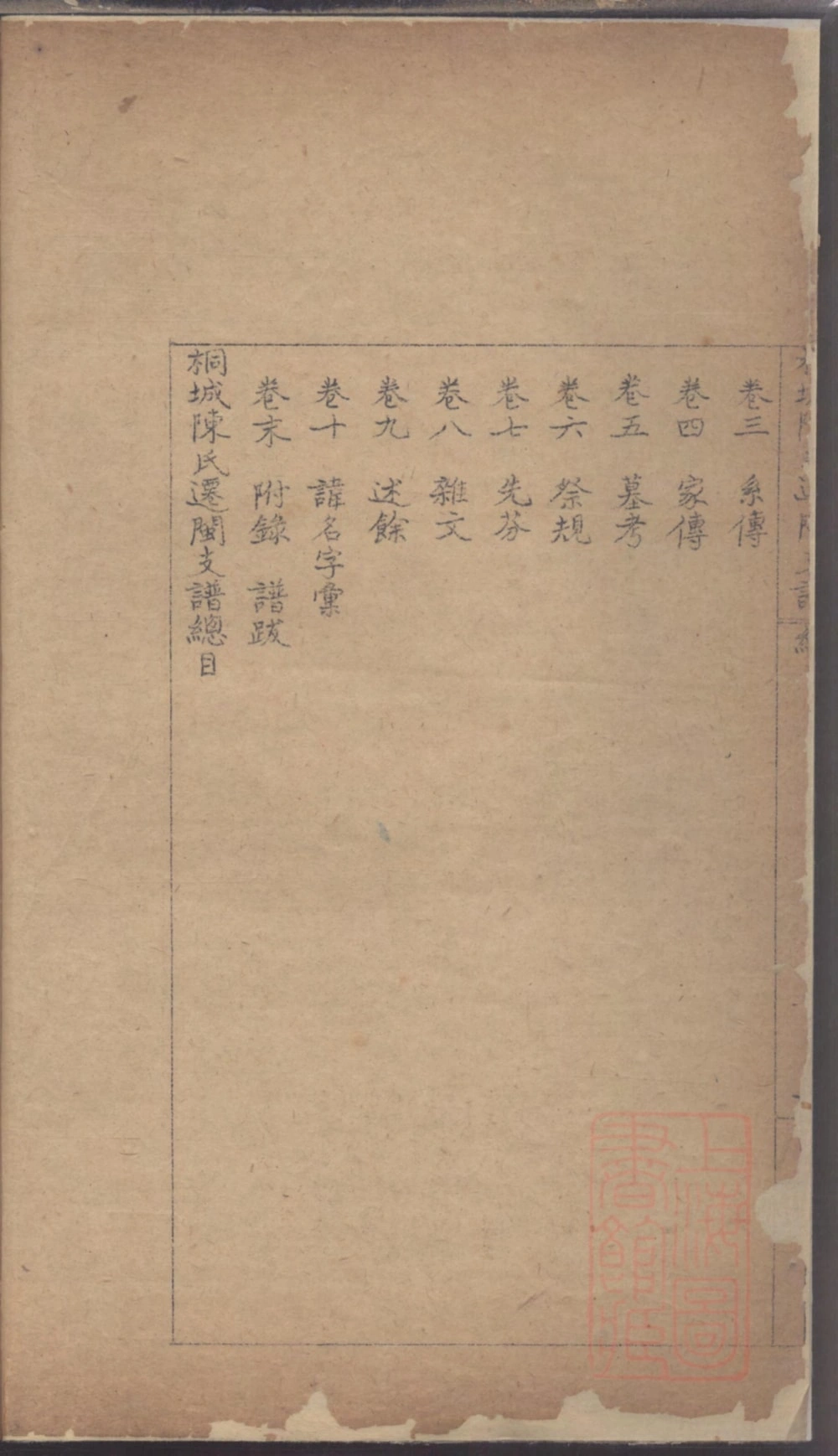 图片[3]-福建福州桐城陈氏迁闽支谱（团荫堂）电子版PDF下载-中华家谱网