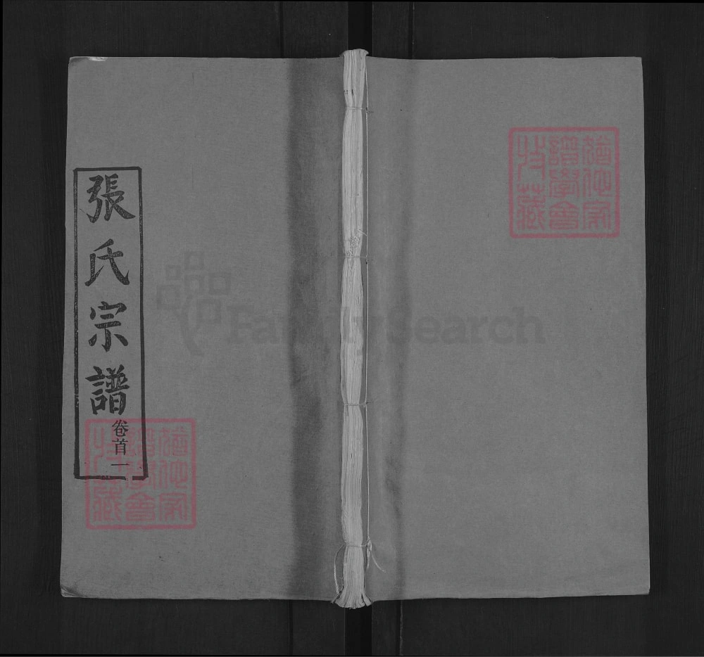 图片[1]-湖北黄冈楚黄张氏宗谱（两铭堂）电子版PDF下载-中华家谱网