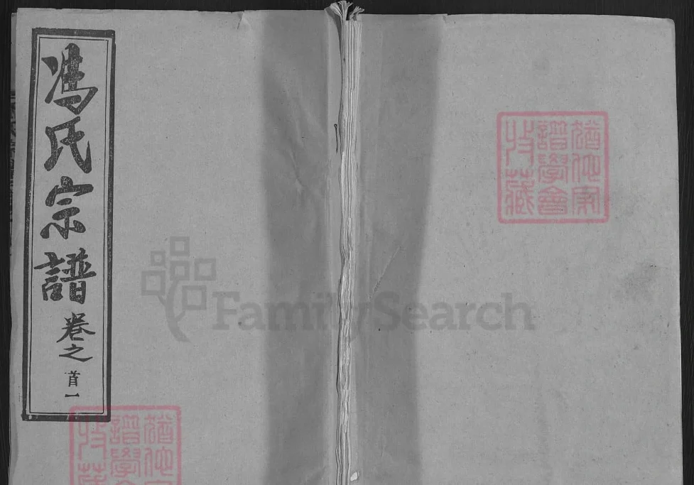 湖北黄冈红安冯氏宗谱（大树堂）电子版PDF下载-中华家谱网