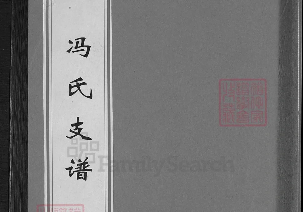 湖南涟源冯氏东江房支谱（始平堂）电子版PDF下载-中华家谱网