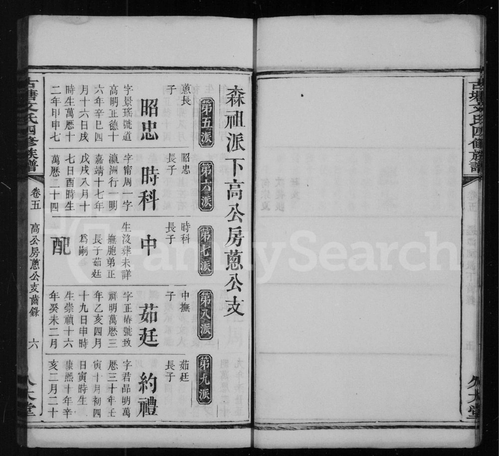 图片[8]-湖南湘潭中湘古塘文氏四修族谱（久大堂）电子版PDF下载-中华家谱网