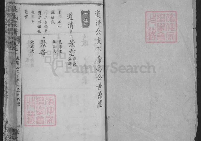 湖北黄冈张氏续修宗谱（孝友堂）-中华家谱网