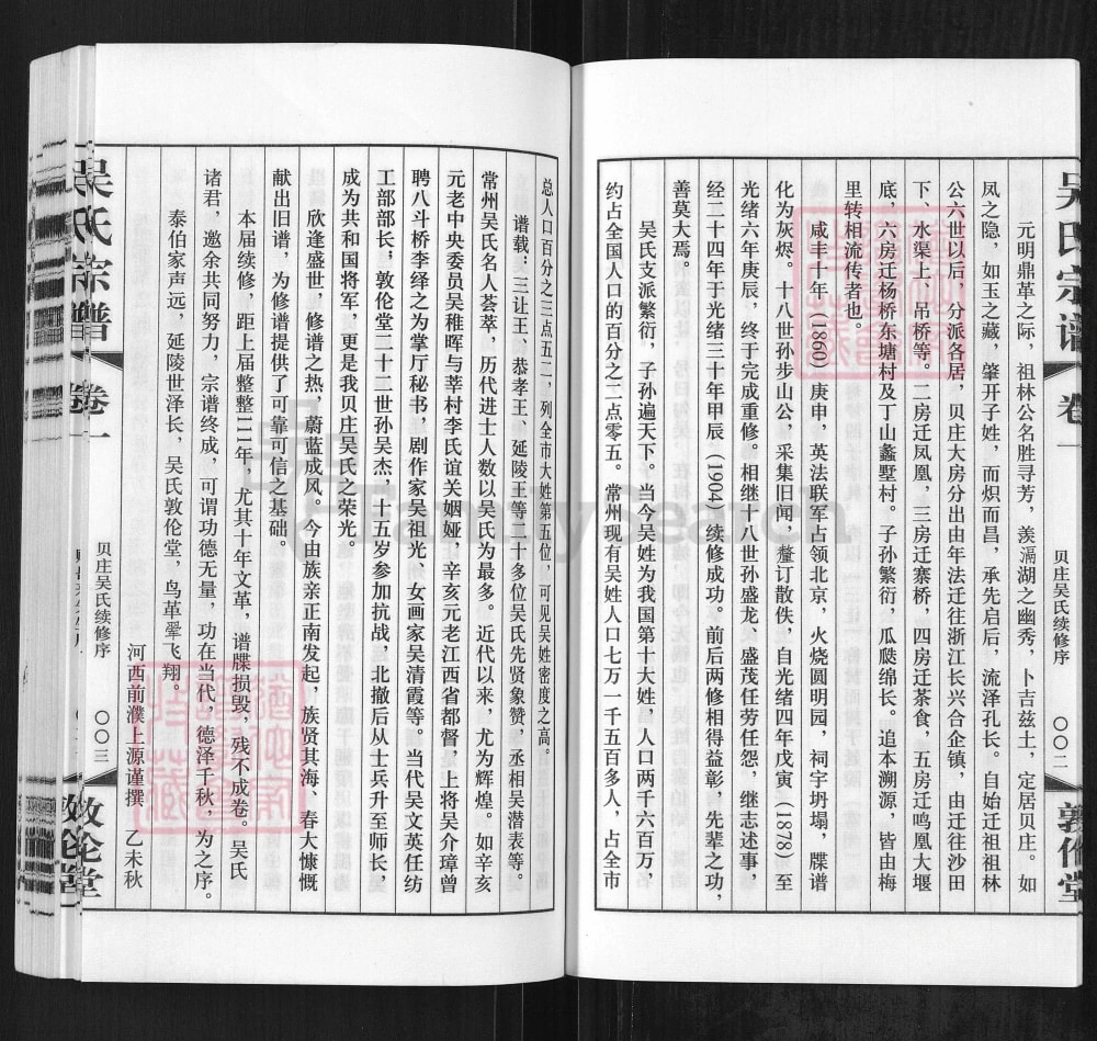 图片[3]-江苏常州武进区贝庄吴氏宗谱（敦伦堂）电子版PDF下载-中华家谱网