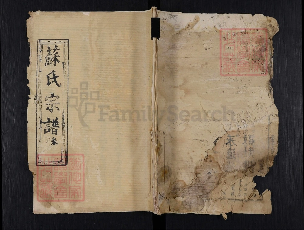 图片[1]-湖北麻城苏氏宗谱（坡伦堂、坡怡堂、敦伦堂）电子版PDF下载-中华家谱网