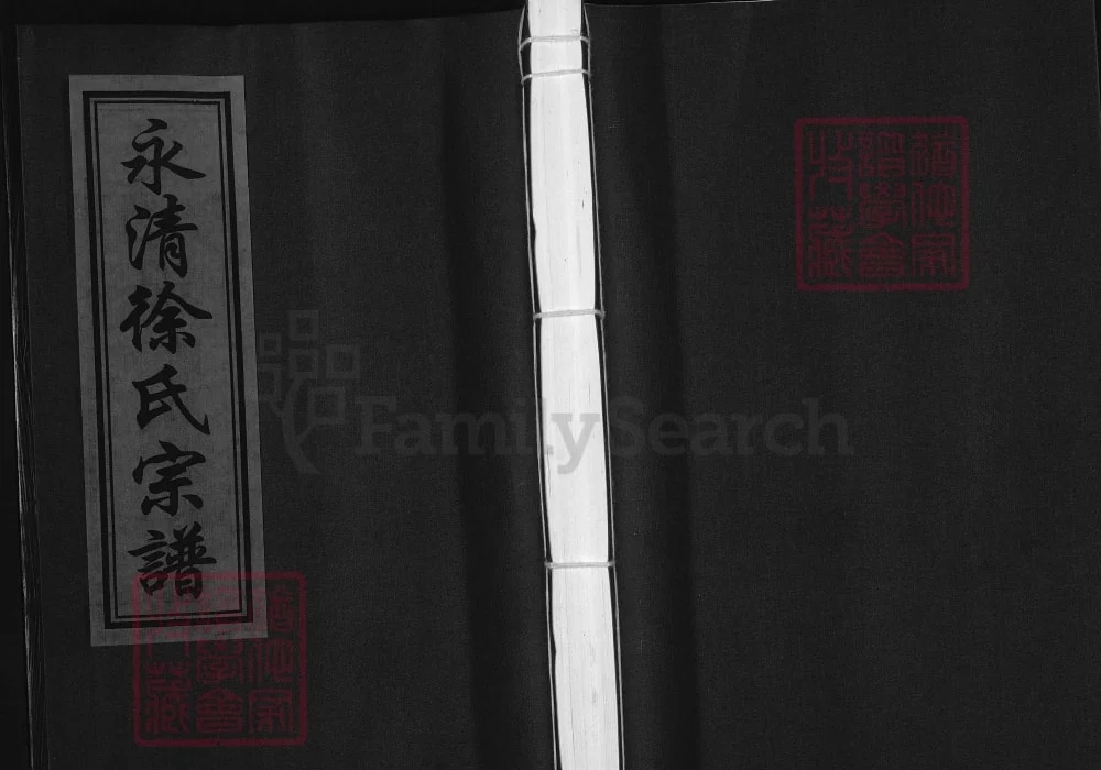 浙江东阳永清徐氏宗谱电子版PDF下载-中华家谱网