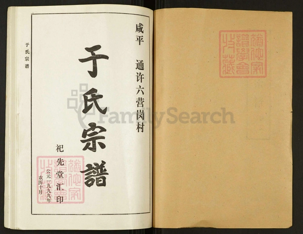 图片[2]-河南开封通许县于氏宗谱（祀先堂）电子版PDF下载-中华家谱网