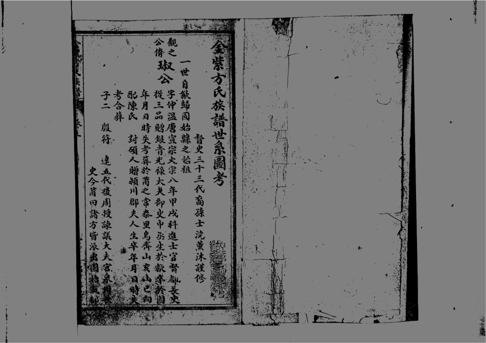 图片[4]-河南信阳固始县金紫方氏族谱（绍远堂）电子版PDF下载-中华家谱网