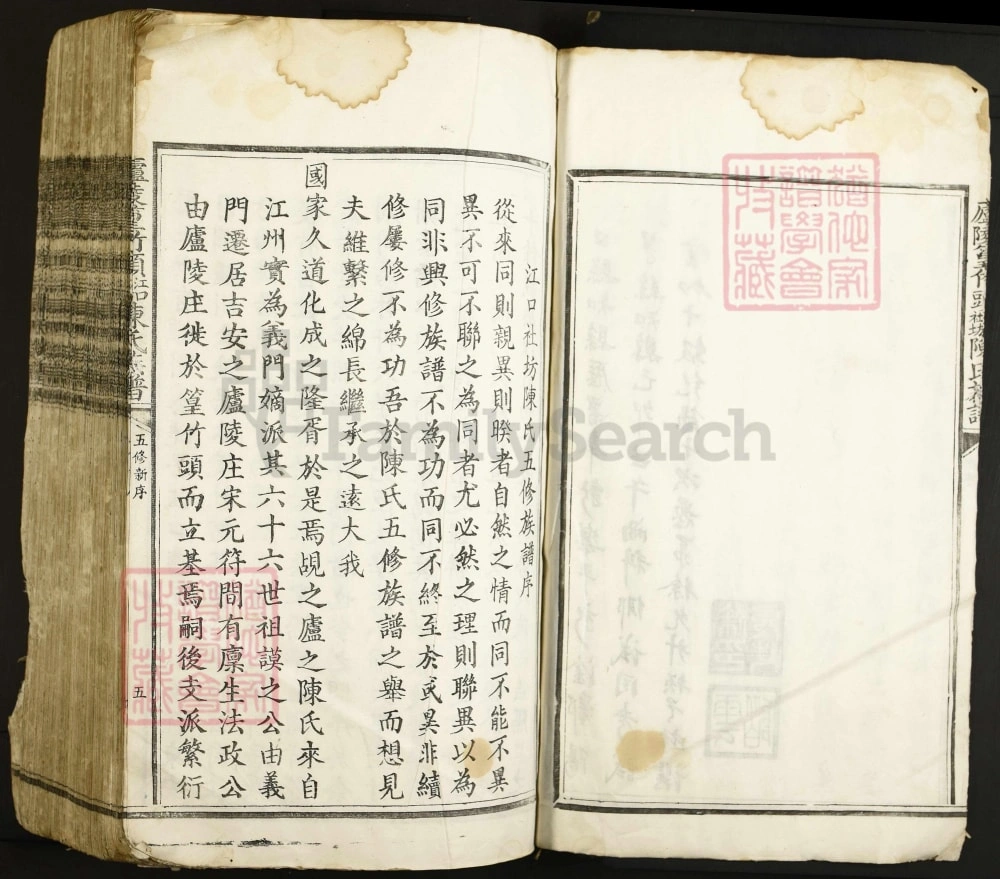 图片[1]-江西吉安庐陵篁竹头江口社坊陈氏族谱电子版PDF下载-中华家谱网