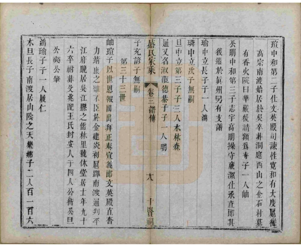 图片[6]-江苏苏州平江盛氏家乘初稿（十贤祠）电子版PDF下载-中华家谱网