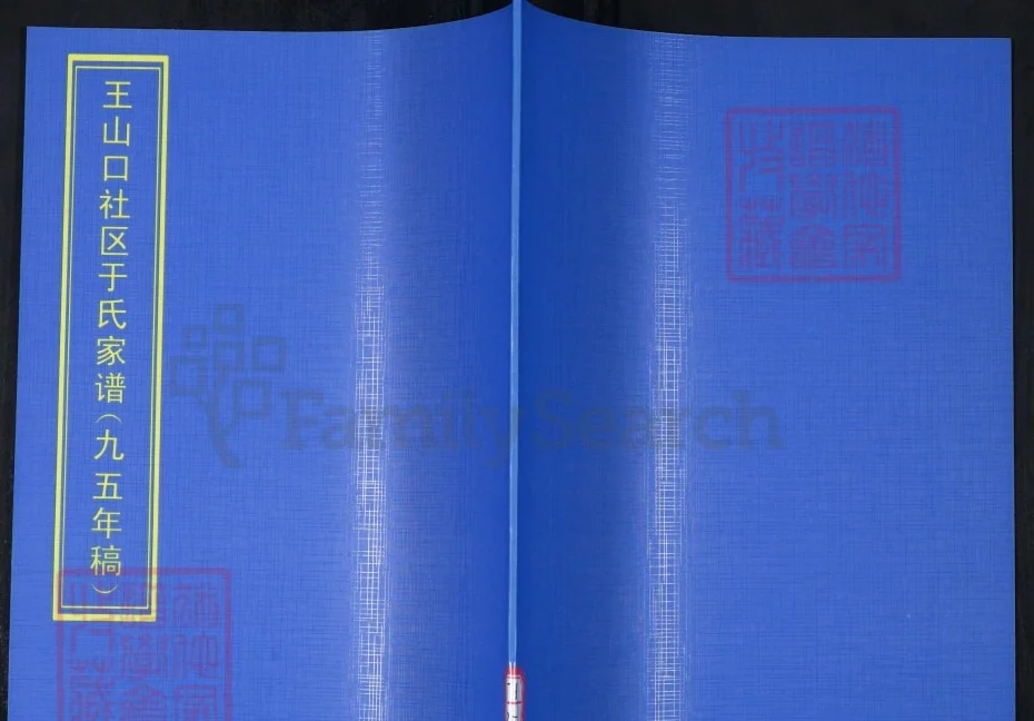 山东青岛崂山区王山口社区于氏家谱电子版PDF下载-中华家谱网