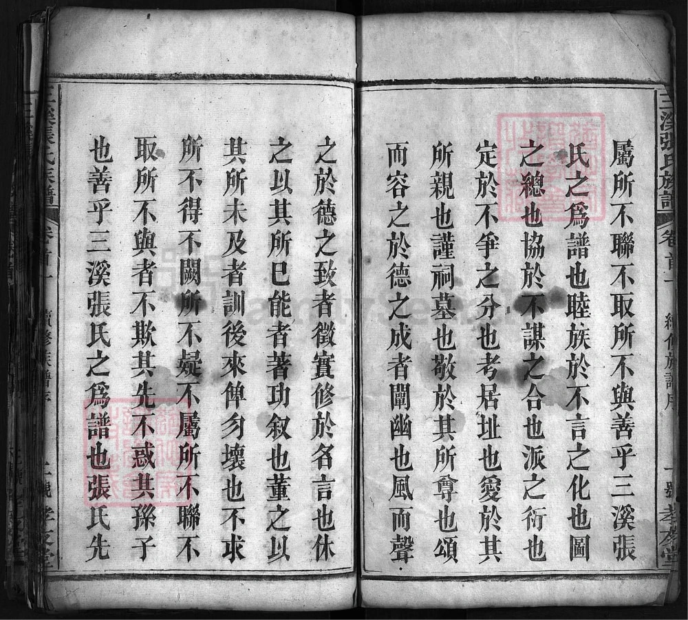 图片[3]-湖北蕲春三溪张氏族谱（孝友堂）电子版PDF下载-中华家谱网