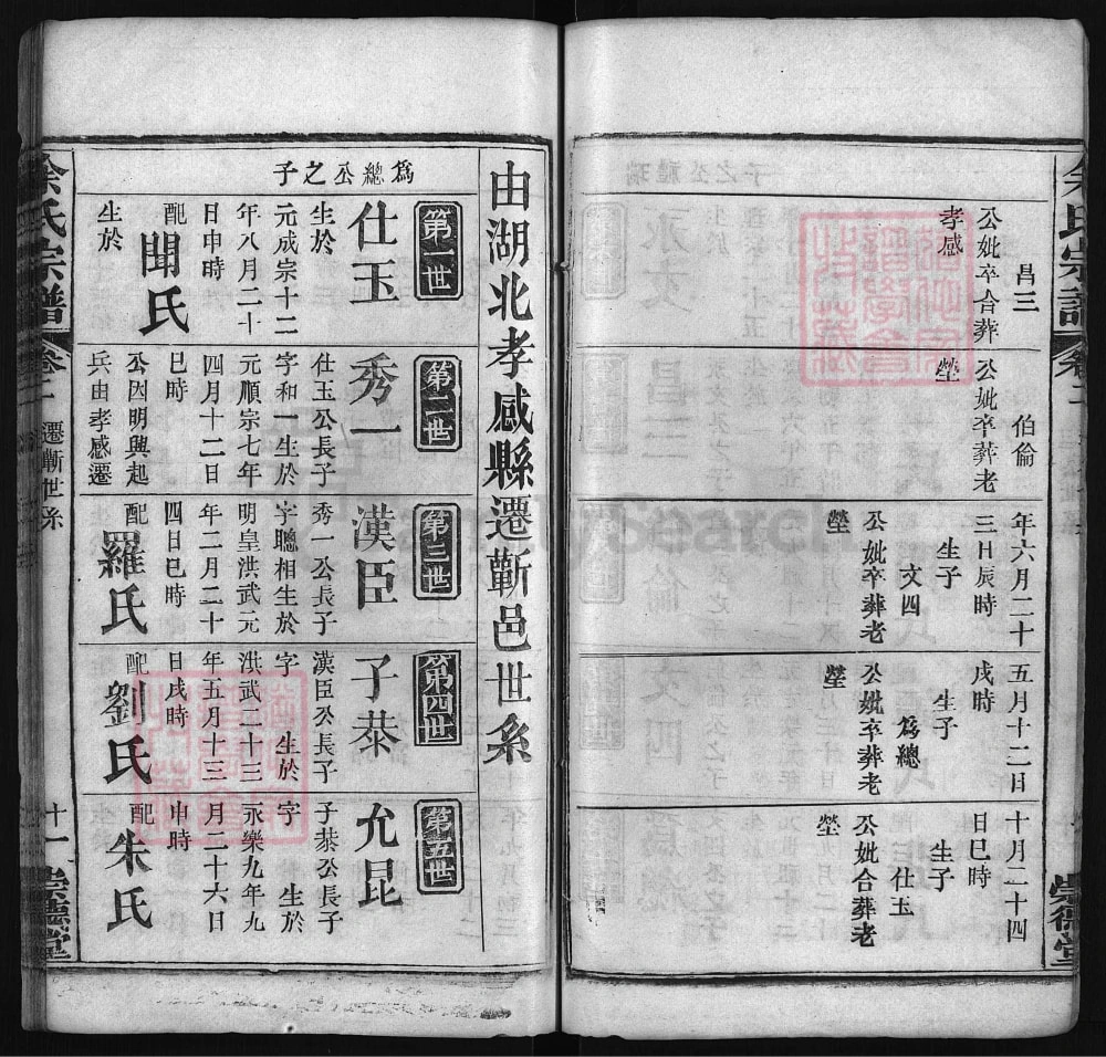 图片[4]-湖北蕲春安徽霍山余氏宗谱（崇德堂）电子版PDF下载-中华家谱网