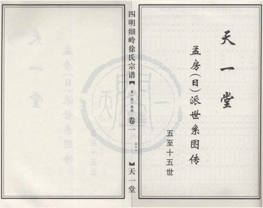 图片[7]-浙江宁波鄞州区四明细岭徐氏宗谱（天一堂）电子版PDF下载-中华家谱网