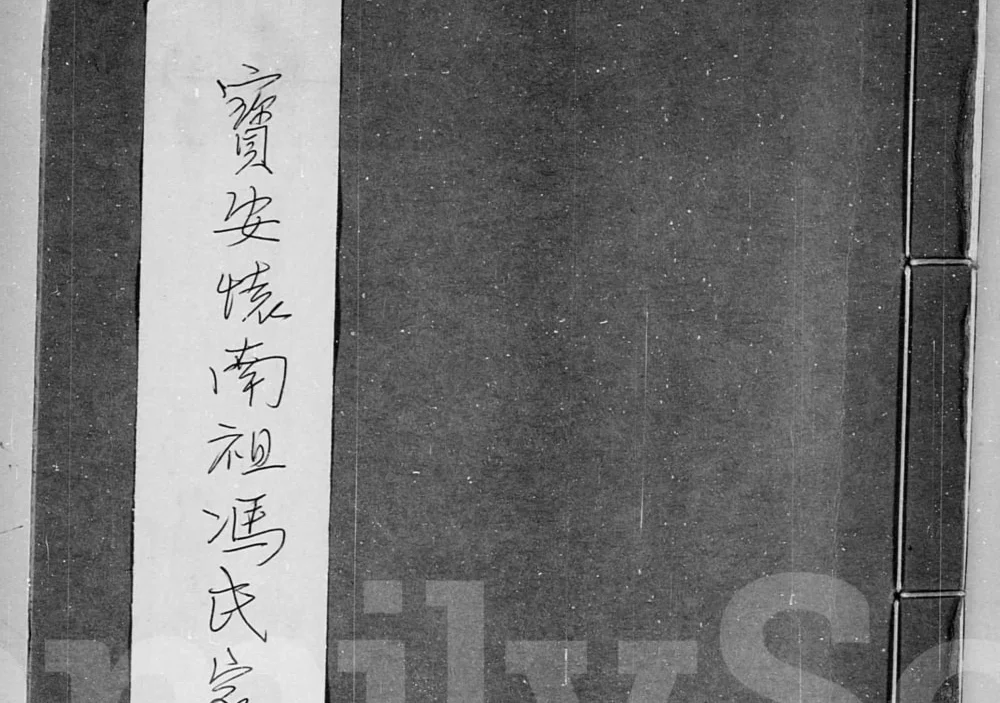 广东深圳宝安怀南祖冯氏家谱电子版PDF下载-中华家谱网