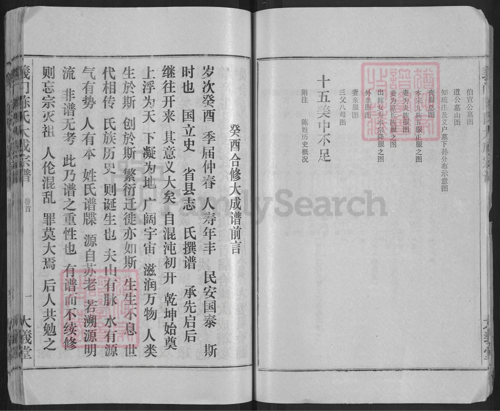 图片[2]-湖北武穴义门陈氏大成宗谱（大义堂）电子版PDF下载-中华家谱网