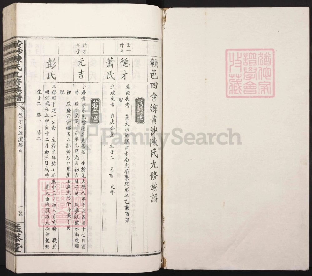 图片[6]-江西赣州黄沙陈氏九修族谱（益恭堂）电子版PDF下载-中华家谱网